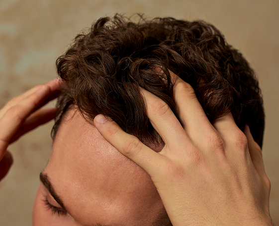 Hair touch image